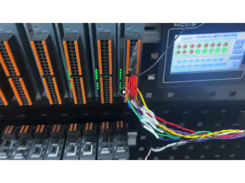 Testing of the integrated I/O module 